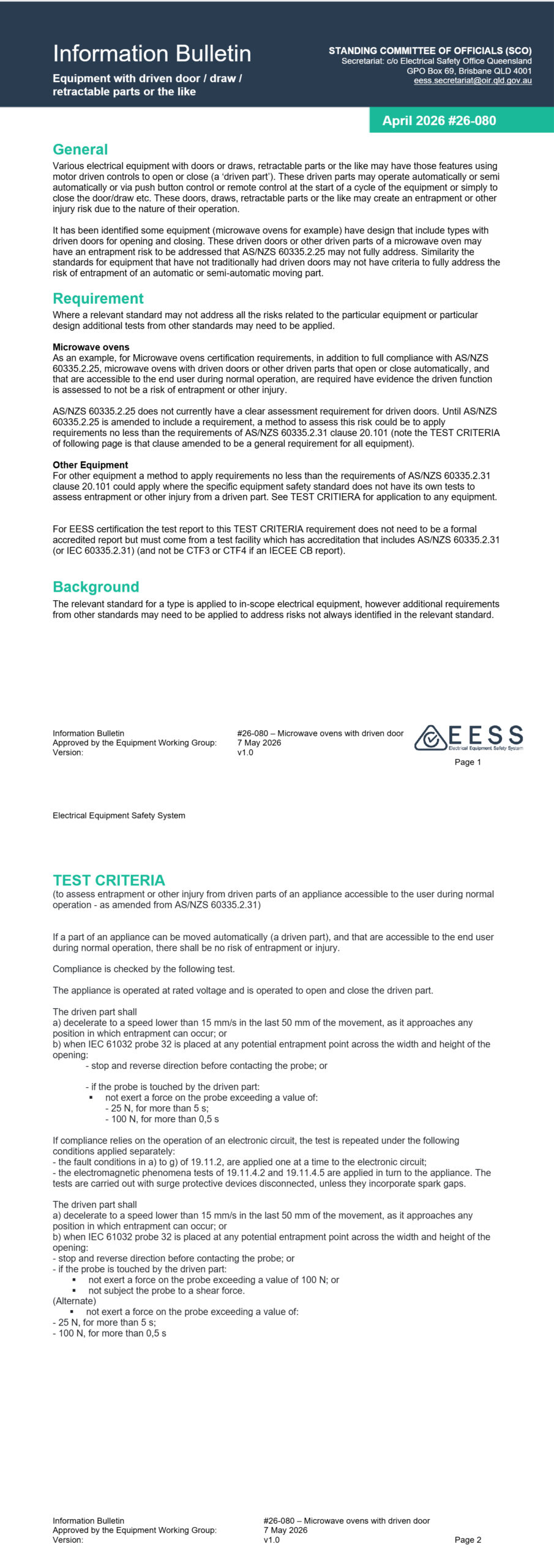 Information Bulletin 26-080-Information-Bulletin-Microwave-ovens-with-driven-door-v1.0_1